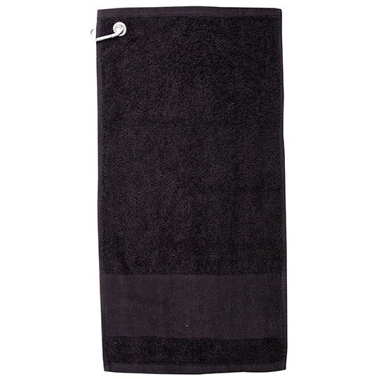 [1000290548] Printable Golf Towel [TC033] (Black)