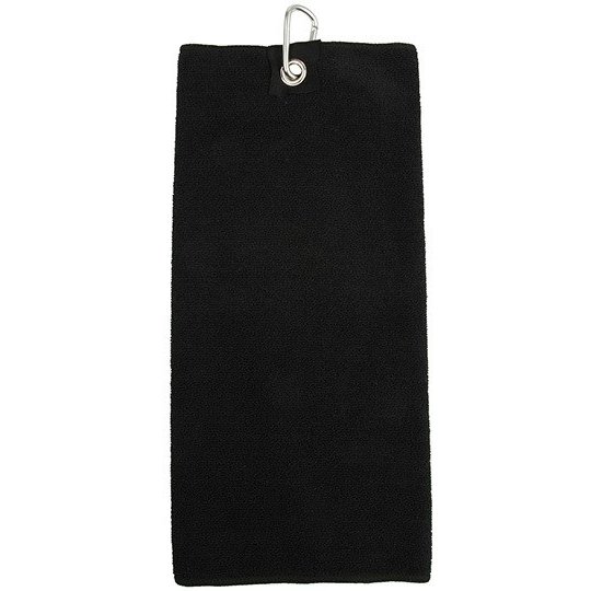[1000224714] (TC019) Microfibre Golf Towel [TC19] (Black)