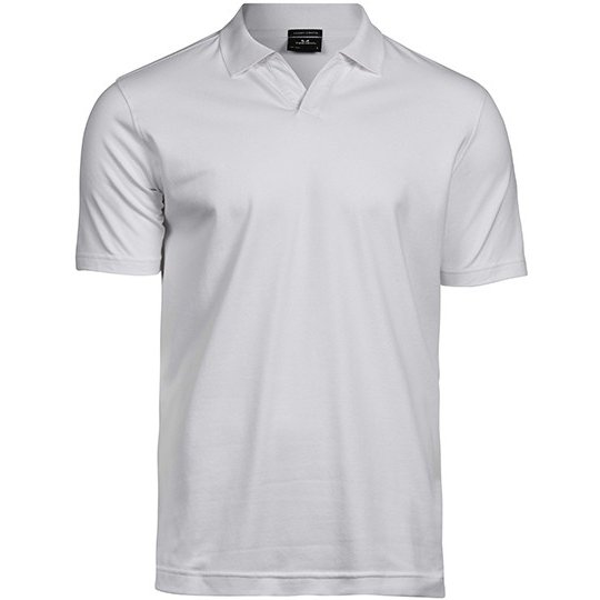 (1404) Luxury Stretch V-Neck Polo