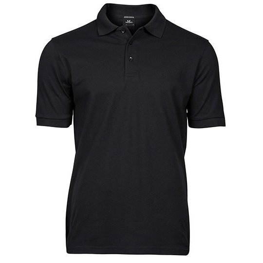 [1000180191] (1405) Men´s Luxury Stretch Polo [TJ1405] (S, Black)