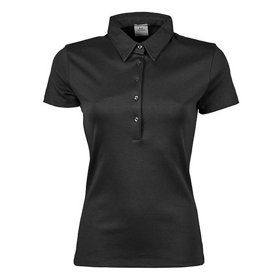 [1000180405] (1441) Women´s Pima Cotton Polo [TJ1441] (S, Black)