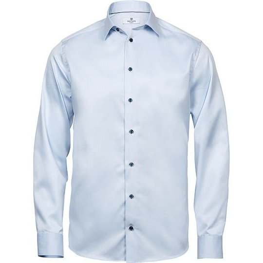 [1000254825] (4020) Luxury Shirt Comfort Fit [TJ4020] (S, Light Blue)