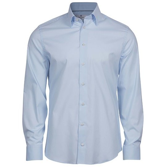 [1000327773] (4024) Stretch Luxury Shirt [TJ4024] (S, Light Blue)