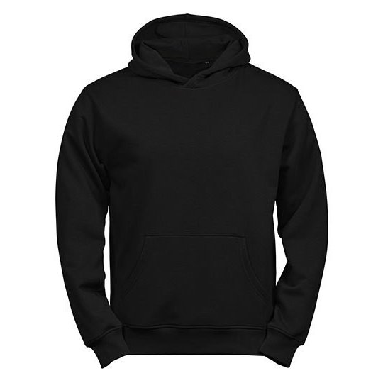 [1000411968] (5152B) Junior UNLABELED Hooded Sweatshirt [TJ5152K] (4/6, Black)