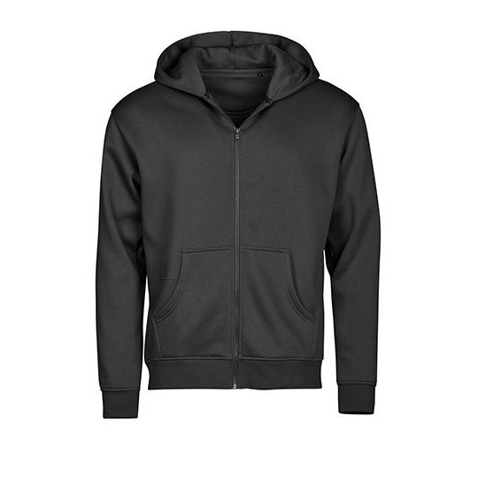 [1000394141] (5154) UNLABELED Hooded Full Zip Sweatshirt [TJ5154] (XS, Black)