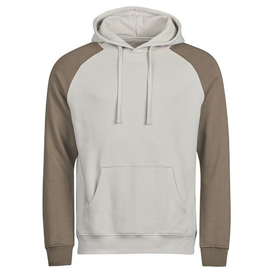 (5156) UNLABELED Two-Tone Hooded Sweatshirt