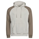 (5156) UNLABELED Two-Tone Hooded Sweatshirt [TJ5156]