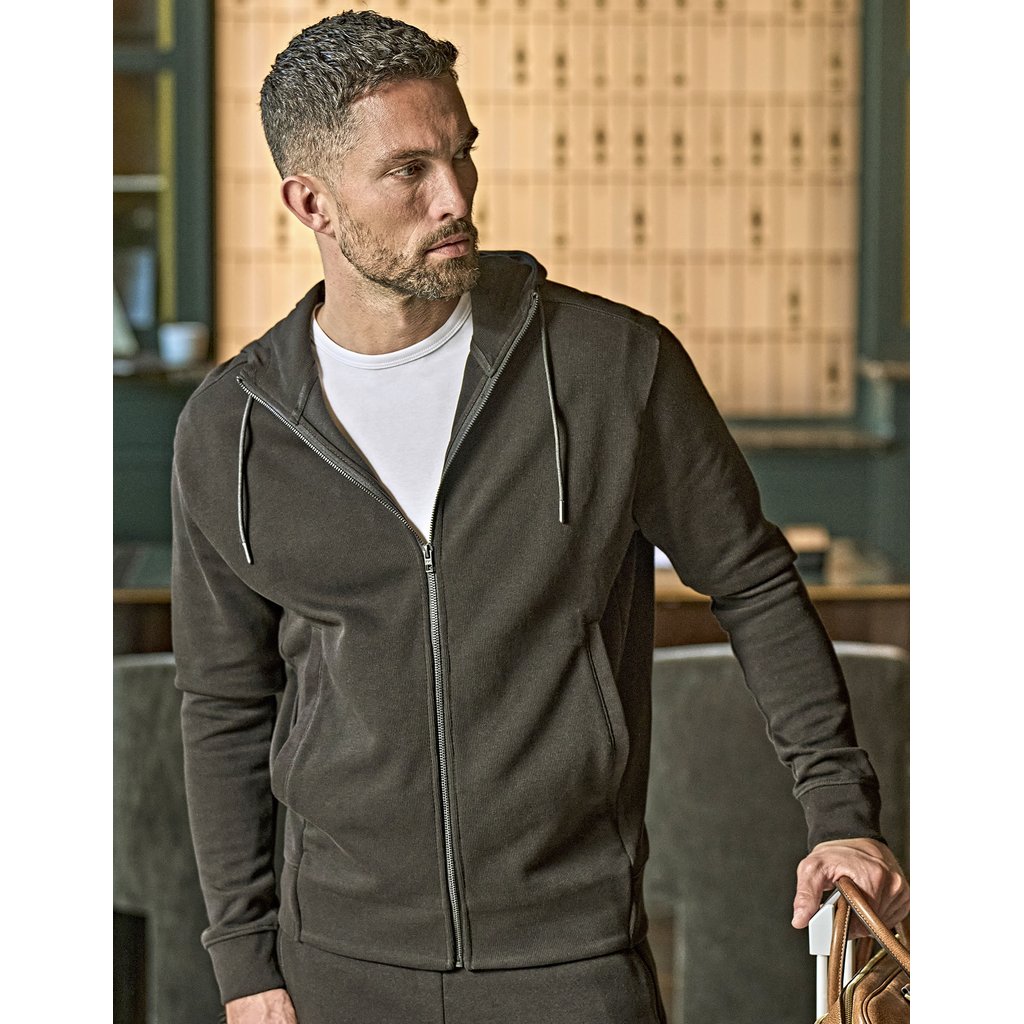 (5508) Ribbed Interlock Hooded Full Zip