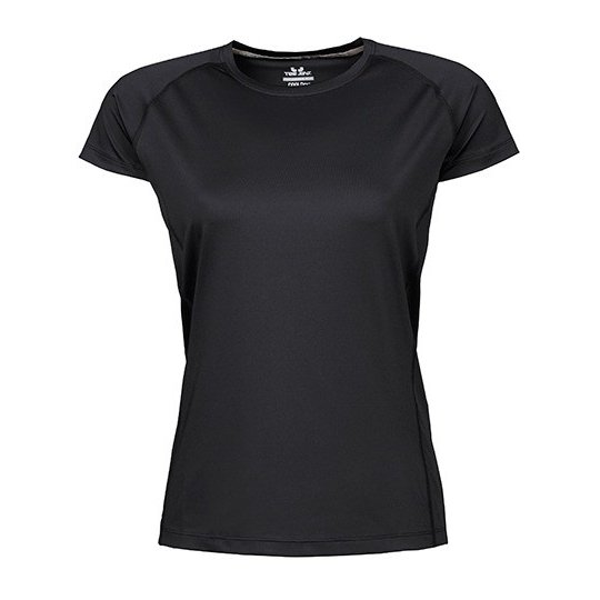 [1000182938] (7021) Women´s CoolDry Tee [TJ7021] (S, Black)