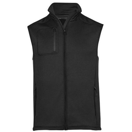 [1000340411] (9104) Stretch Fleece Bodywarmer [TJ9104] (XS, Black)