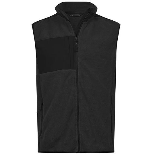 [1000337683] (9122) Mountain Fleece Bodywarmer [TJ9122] (XS, Black / Black)