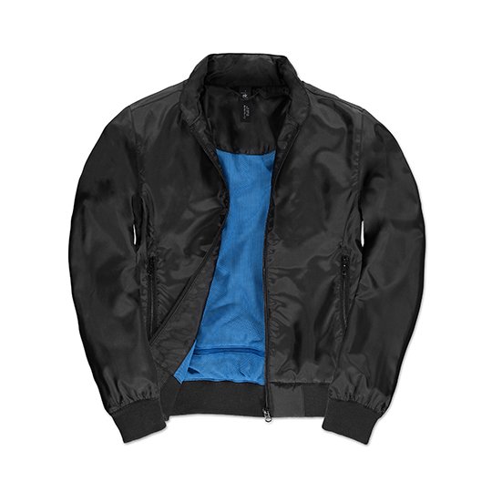 [1000023631] (JW964) Women´s Jacket Trooper [BCJW964] (XS, Black / Cobalt Blue)