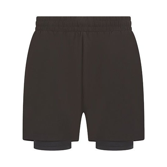 (TL615) Men's Double Layer Sports Short