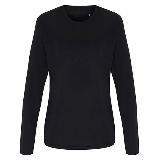 [1000407032] Women´s Long Sleeve Performance T-Shirt [TR060] (XS, Black)