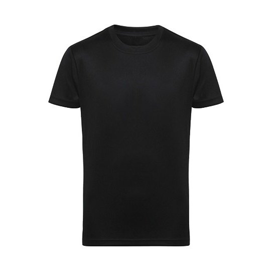 [1000407374] Kids Performance T-Shirt [TR10B] (3/4, Black)