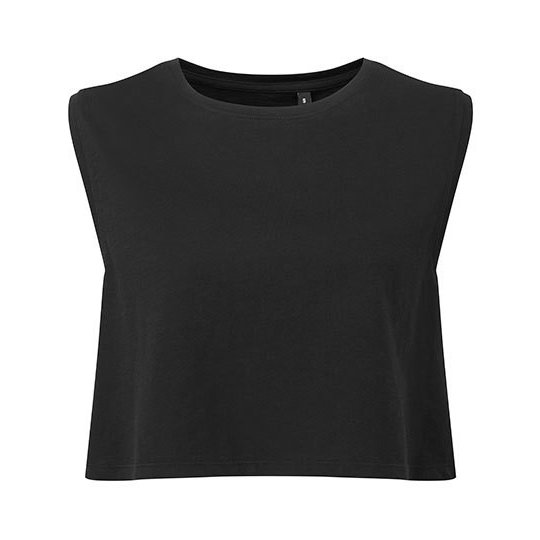 [1000417263] Women´s TriDri® Organic Crop Tank [TR119] (XXS, Black)