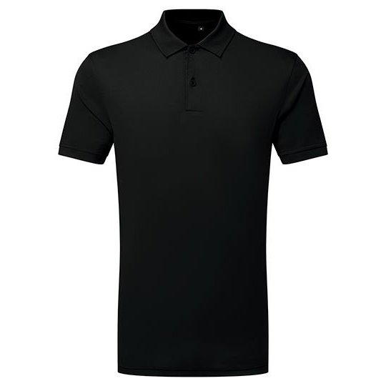 [1000407872] TriDri® Ion-Charge panelled polo [TR505] (S, Black)