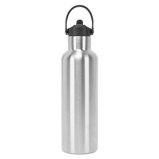 (TR700) Vacuum Sports Water Bottle with Flip Up Straw