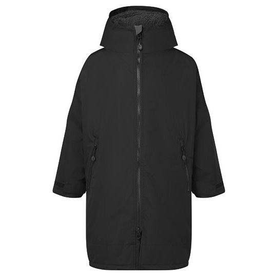 [1000408185] Kids All Seasons Waterproof Changing Robe [TR80B] (5/8, Black / Charcoal)