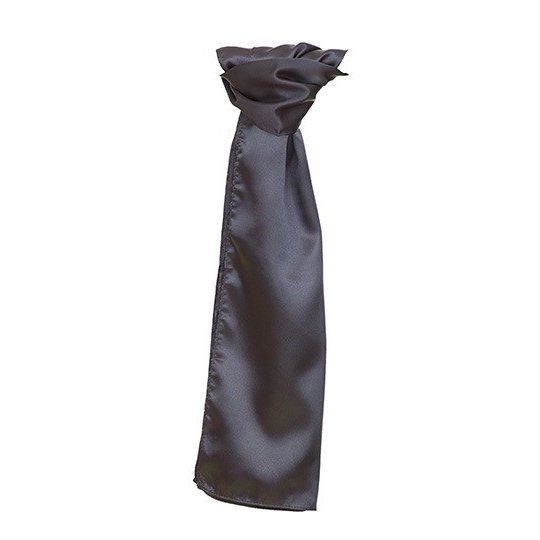 [1000185400] Satin Scarf [TT601] (Black)
