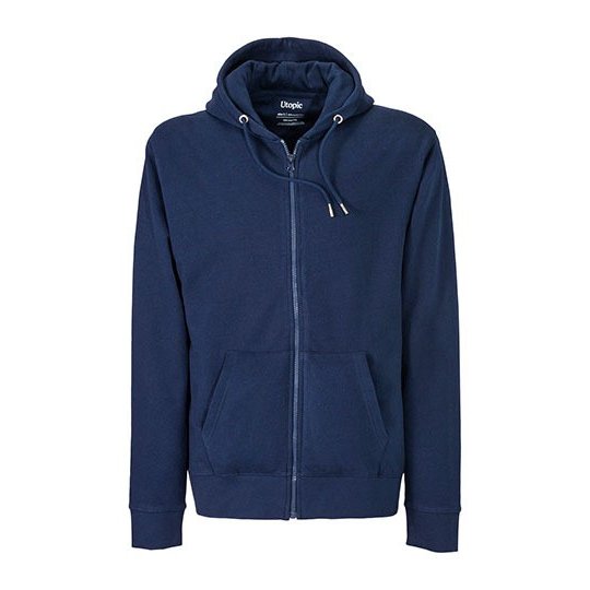 [1000396342] Unisex Hooded Jacket [UT23010] (XS, Blue)