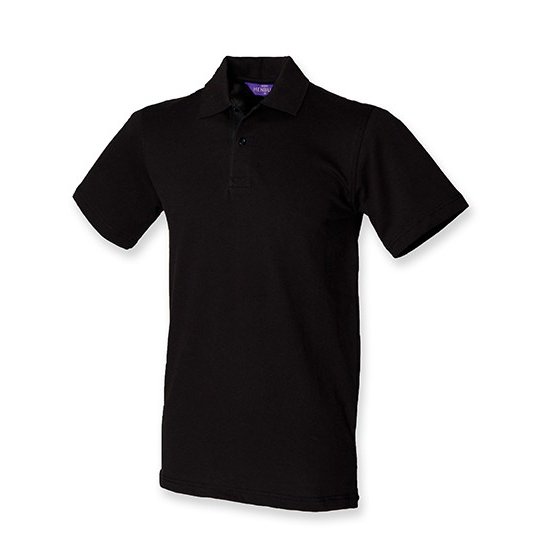 [1000188118] (H305) Men´s Stretch Piqué Polo Shirt [W305] (S, Black)