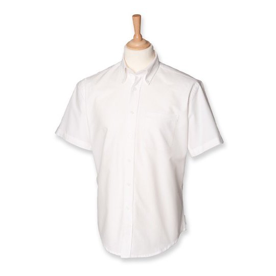 (H515) Men´s Classic Short Sleeved Oxford Shirt