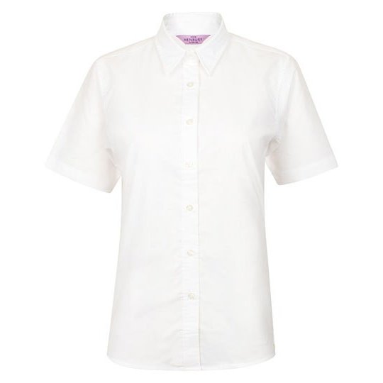 (H516) Ladies´ Classic Short Sleeved Oxford Shirt