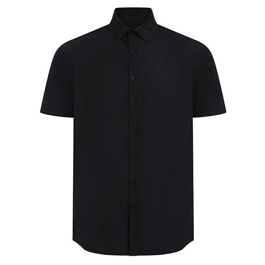 [1000399520] (H588) Men´s Short Sleeved ´Cotton Feel´ Coolplus® Shirt [W588] (XS, Black)