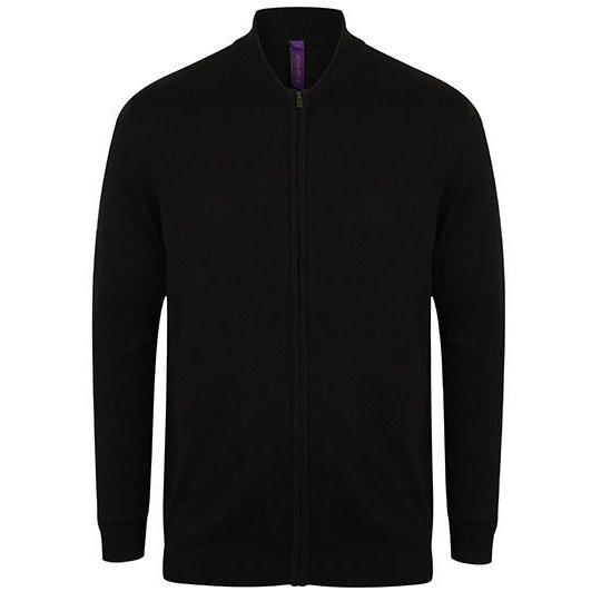 (H718) Unisex Zip Through Cardigan