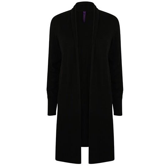 (H719) Ladies´ Longline Open Cardigan