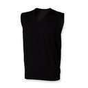 (H724) Men´s Lightweight Sleeveless V-Neck Jumper [W724]