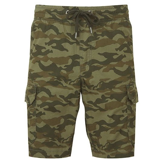 (WB906) Men´s Camo Cargo Utility Shorts [WB906]