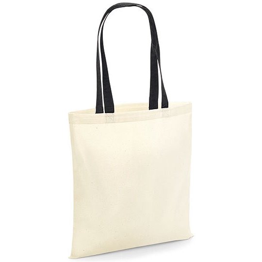[1000252495] (W101C) Bag for Life - Contrast Handles [WM101C] (Natural / Black)