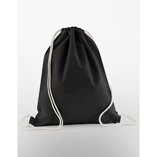 [1000361483] (W160) Organic Cotton InCo. Gymsac [WM160] (Black)