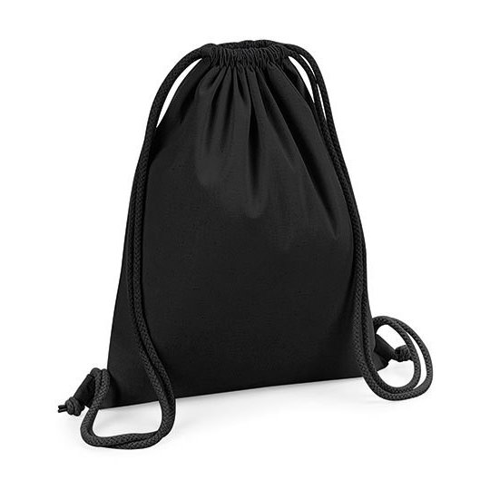 [1000252500] (W260) Organic Premium Cotton Gymsac [WM260] (Black)