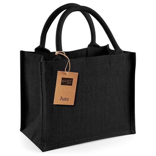 [1000233356] (W412) Jute Mini Gift Bag [WM412] (Black / Black)