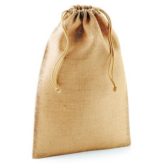 [1000191188] (W415) Jute Stuff Bag [WM415] (XS (14 x 20 cm))