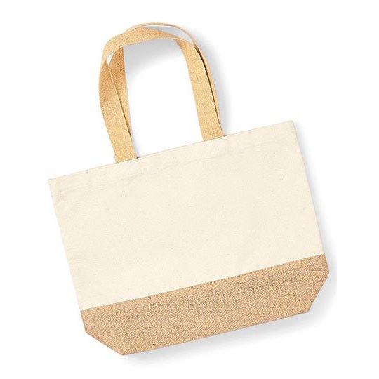 (W451) Jute Base Canvas Bag [WM451]
