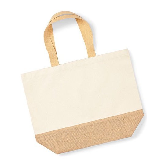 [WM452] (W452) Jute Base Canvas Bag XL [WM452]