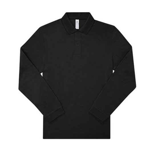 [1000347113] (PU425) My Polo 180 Long Sleeve [BCPU425] (S, Black)