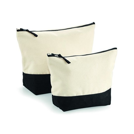 (W544) Dipped Base Canvas Accessory Bag