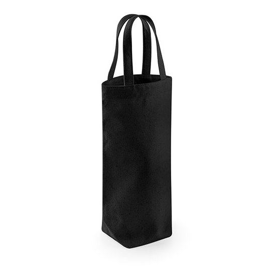 [1000191224] (W620) Fairtrade Cotton Bottle Bag [WM620] (Black)