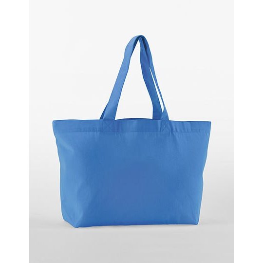 [1000361616] (W695) EarthAware® Organic Twill Shopper [WM695] (Cornflower Blue)
