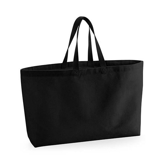 [1000334082] (W696) Oversized Canvas Bag [WM696] (Black)