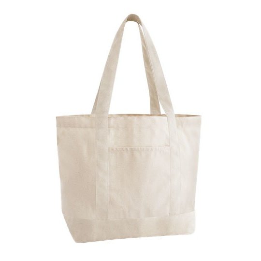 (W804) EarthAware® Organic Varsity Shopper [WM804]