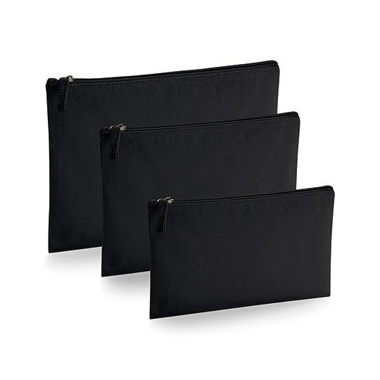 [1000252540] (W830) EarthAware® Organic Accessory Pouch [WM830] (M (22,5 x 16 cm), Black)