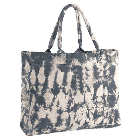 (W930) Tie Dye Canvas Tote Bag