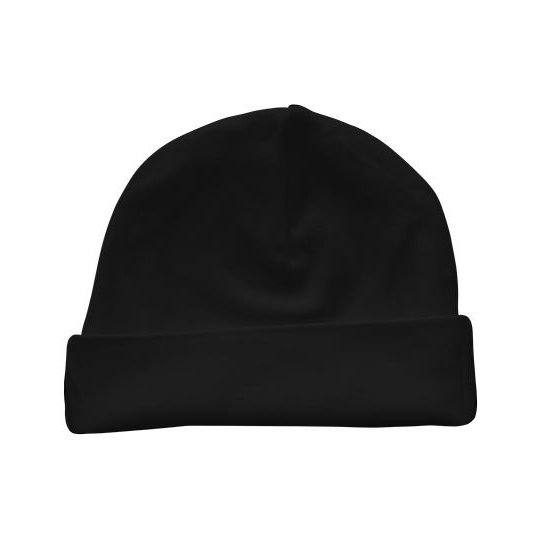 [1000348638] (10001) Organic Baby Hat Rox 01 [X10001] (Black)