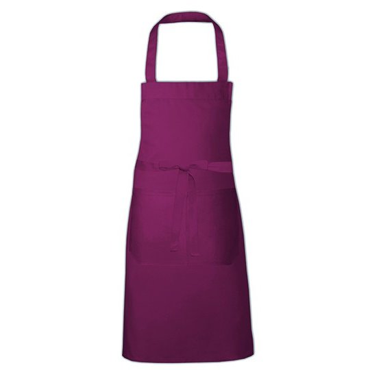 [1000316742] (HSC8070) Cotton Hobby Apron [X1012] (Bordeaux)